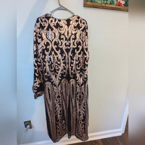 Rose Gold Sequin Jacket Cardigan